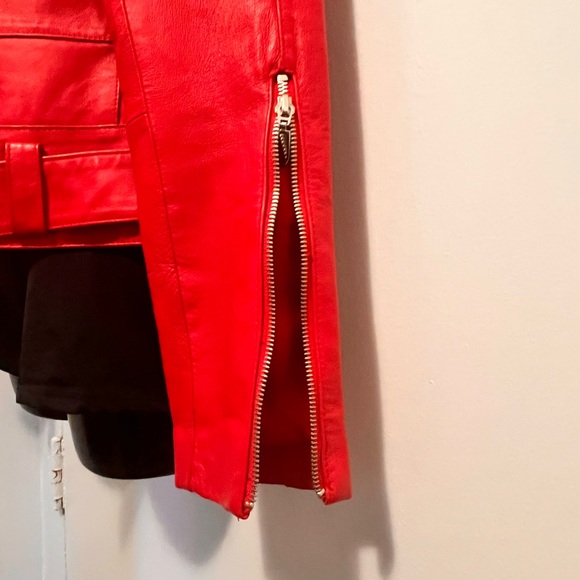 Mendocino red leather jacket - Picture 9 of 11
